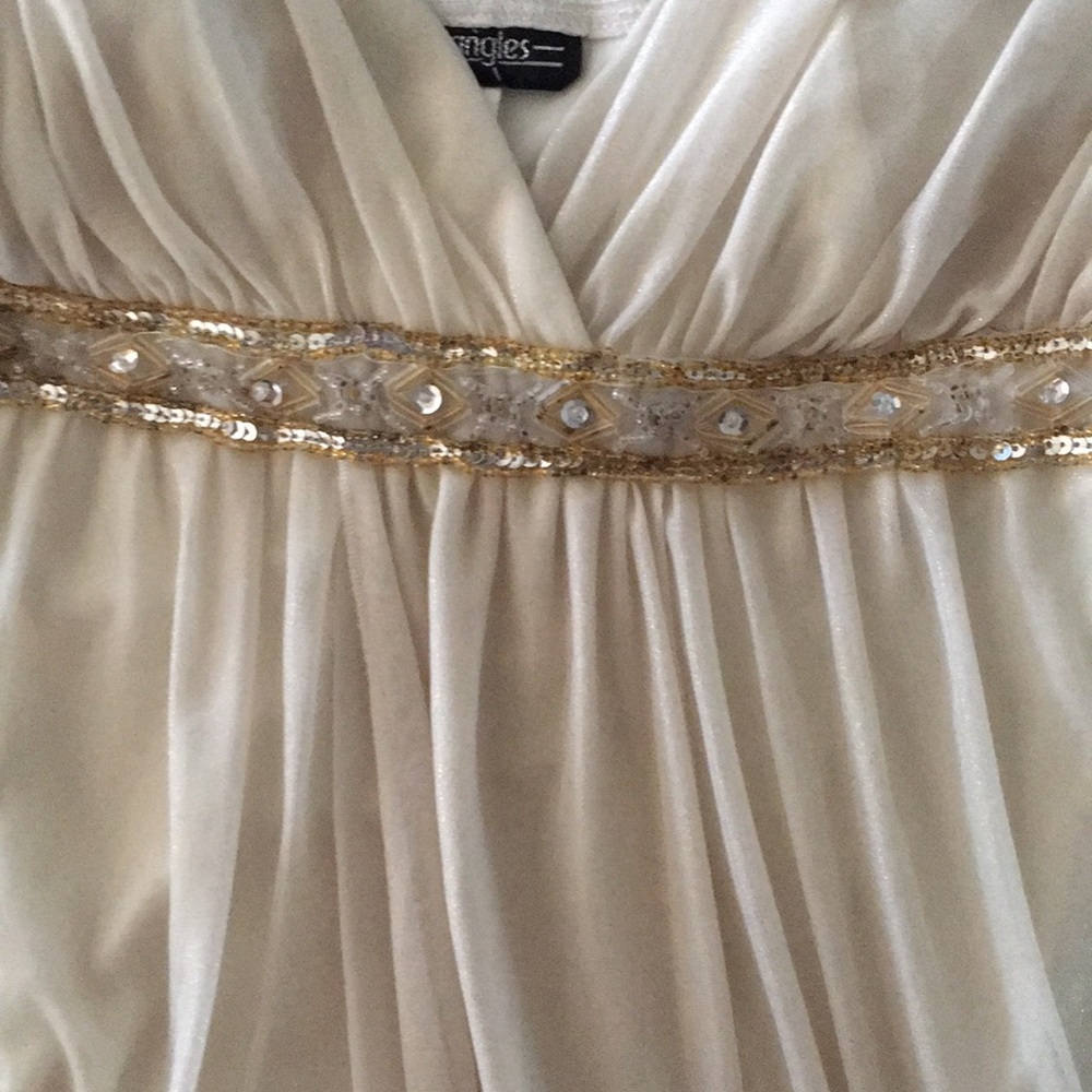 Beige/Gold Dress